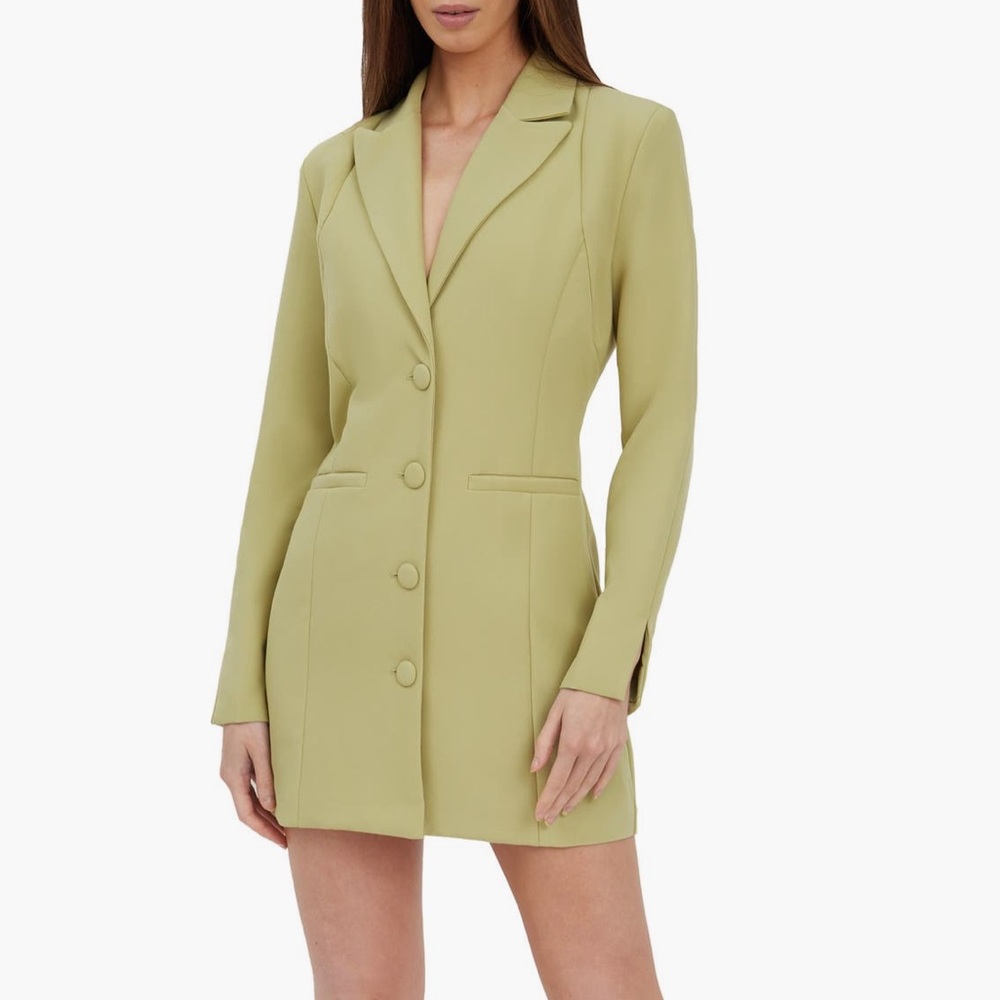 4th & RECKLESS TULLIE BACK CUTOUT BLAZER DRESS